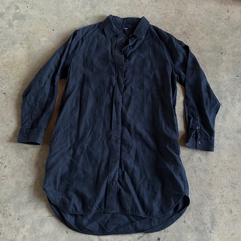 100% Linen Shirt Dress